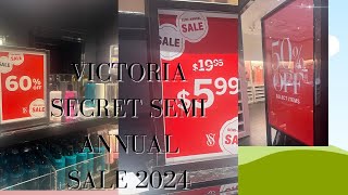 VICTORIA SECRET SEMI ANNUAL SALE 2024 🛍️ [upl. by Wesa]