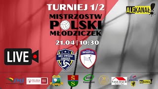 12 Mistrzostw Polski Młodziczek  MKS Dwójka Zawiercie vs MUKS Sparta Warszawa [upl. by Attaymik]