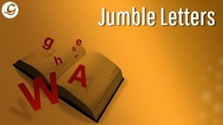 jumbled letters Arrange letters to make meaningful words [upl. by Hightower804]