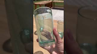 Ecofriendly Recycled Water Glass [upl. by Ajnos]