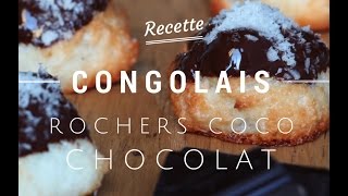 Rochers Noix de Coco  Chocolat recette facile [upl. by French]