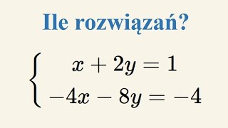 Układ równań  zadanie z informatora CKE 2025 [upl. by Zebe]