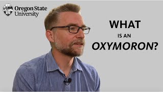 quotWhat is an Oxymoronquot A Literary Guide for English Students and Teachers [upl. by Barkley]