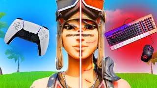 I tried playing fortnite on keyboard and mouse as a PS5 player… [upl. by Joane669]