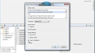 Creating a Bibliography with Zotero [upl. by Tullusus873]