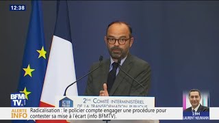 Edouard Philippe  quotNous voulons transformer laction publiquequot [upl. by Eelydnarb]