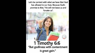 Godliness  Contentment  Great Gainplease read the description [upl. by Yleme441]