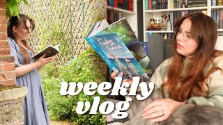 WEEKLY VLOG  Lectures Papeterie Création de contenus et miam miam [upl. by Yrreiht]