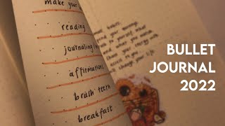 Benimle Planlayın 2022 Bullet Journal  Minimal Ajanda Düzenim [upl. by Leunammi]