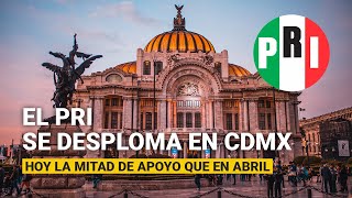 El Financiero El PRI se desploma y arrastra la esperanza opositora en la CdMx [upl. by Morty]