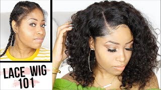 HOW TO APPLY LACE WIG FOR BEGINNERS  EASY [upl. by Deming]