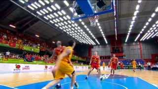 Highlights FYR of MacedoniaMontenegro EuroBasket 2013 [upl. by Violeta]