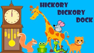 Hickory Dickory Dock  Nursery Rhymes amp Kids Songs [upl. by Adiv881]