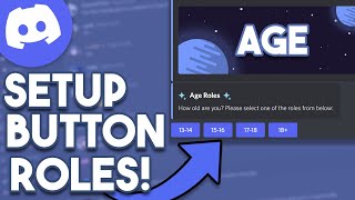 Setup Discord Button Roles 2022 [upl. by Zulaledairam]