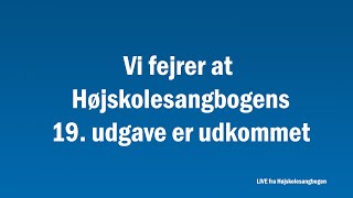 LIVE fra Den nye højskolesangbog [upl. by Saw]