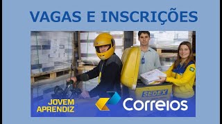 Jovem Aprendiz Correios 2024 Vagas Inscrições [upl. by Nawek517]