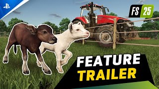 Farming Simulator 25  Feature Trailer  PS5 Game [upl. by Hnacogn568]