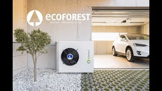 Aerotermia  ecoAIR EVI Ecoforest [upl. by Airat]