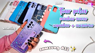 TOUR PELAS MINHAS CAPINHAS NOVAS DA SHOPEE  UNBOXING  Samsung Galaxy A32 [upl. by Underwood]