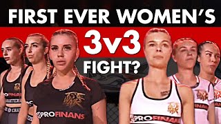 First 3v3 Womens MMA Fight Ever  Indie MMA Highlights  Caposas Corner [upl. by Gavini]