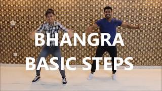 Bhangra basic steps 5  bhangra Tutorial  easy steps for bhangra by The dance mafia [upl. by Aekin]