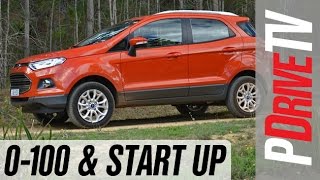 2014 Ford EcoSport 10 EcoBoost 0100kmh and engine sound [upl. by Oivaf414]