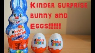 Kinder Surprise Bunny Egg unboxing unwrapping review looney tunes HD [upl. by Cyprus]