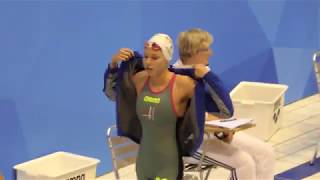 DJM 2018 100m Freistil w JG 2002 Finale [upl. by Enailil767]