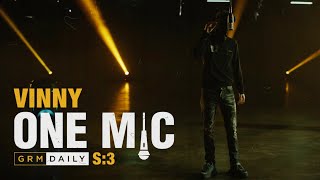 Vinny  One Mic Freestyle  GRM Daily [upl. by Ilyah548]