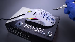 Glorious Model O Gaming Mouse Unboxing  ASMR [upl. by Nosinned]