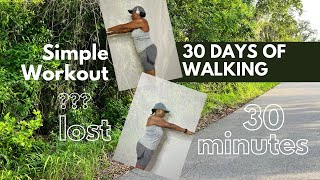 30 day walking challenge  Unexpected results  Improving my health [upl. by Flodnar904]