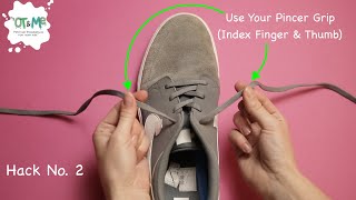 How to TIE YOUR SHOELACES 👟  Hack 2  Step by Step Guide for Kids [upl. by Bobbee]