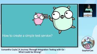 GopherCon 2022 Samantha Coyle  A Journey Through Integration Testing with Go What Could Go Wrong [upl. by Enimaj]