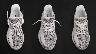 10 COOL WAYS HOW TO LACE ADIDAS YEEZY 350  ADIDAS YEEZY BOOST 350 LACING [upl. by Bolling326]