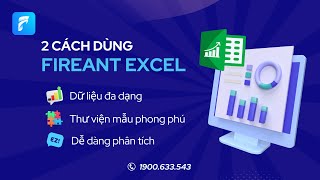 2 cách sử dụng FIREANT EXCEL để đầu tư hiệu quả bạn đã biết chưa [upl. by Salhcin247]