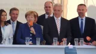 Kanzlerin Angela Merkel in Bautzen [upl. by Ettenauq480]