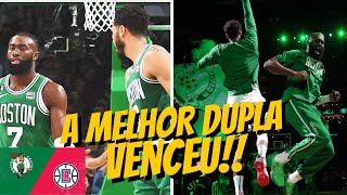 Em DUELO de DUPLAS Tatum e Brown LEVAM a MELHOR   Celtics vs Clippers  Análise [upl. by Sondra]