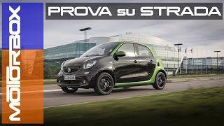 Smart ForFour Electric Drive la prova di MotorBox [upl. by Ace]