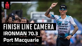 2024 IRONMAN 703 Port Macquarie  Finish Line Camera [upl. by Axel]