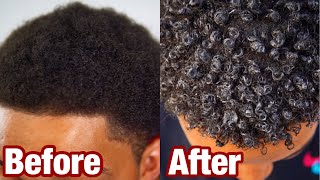 How To Get Curly Hair in 5 Minutes  Black Men and Women  2024 [upl. by Luhar]