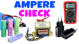 How to Measure DC Ampere With Multimeter  Battery amp Charger ampere amp Transformer ampere checking [upl. by Tisbe179]