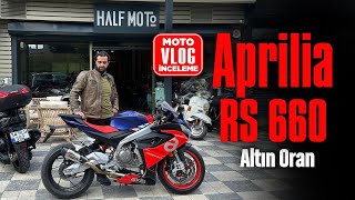 Aprilia RS 660 Motovlog İnceleme  Altın Oran [upl. by Princess]