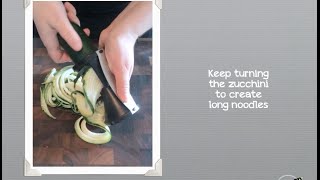 How to Spiralize Zucchini Noodles  The Best Spiralizing Technique [upl. by Otrebliw]