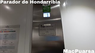 Ascensor MacPuarsa Ares hidráulico del 2015 en el Parador de Hondarribia Hondarribia ES [upl. by Delcine]