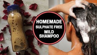 HOMEMADE SULFATE FREE SHAMPOO  1000 RS KA SHAMPOO SIRF 20 RS MAI TAYAR [upl. by Pallaton]