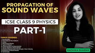 Propagation of Sound Waves  ICSE CLASS 9 Physics  Part  1 [upl. by Pimbley243]