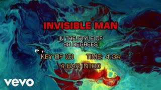 98 Degrees  Invisible Man Karaoke [upl. by Anders]