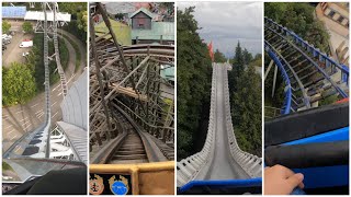 Alle Achterbahnen im Europapark 2023  Onride [upl. by Marka142]