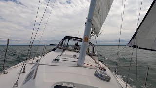 Sailing Lake Erie Catalina 30 Sandusky to Huron [upl. by Resaec]