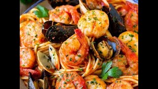 How to make Seafood Pasta  Perfect Recipes [upl. by Damle466]